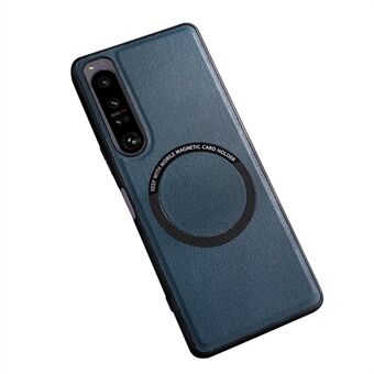 Sony Xperia 1 V:n magneettiselle ohuelle kotelolle PU-nahkaiselle PC-tietokoneen TPU-puhelimen suojakuorelle, joka on yhteensopiva MagSafen kanssa