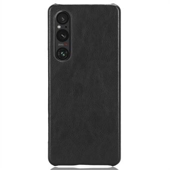 Sony Xperia 1 V PU Nahka + Hard PC Shell Litchi Texture Ultra Thin suojaava puhelinkotelo