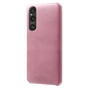 Sony Xperia 1 V Calf Texture iskunkestävälle puhelinkuorelle PU-nahka + PC-älypuhelimen suojakuori