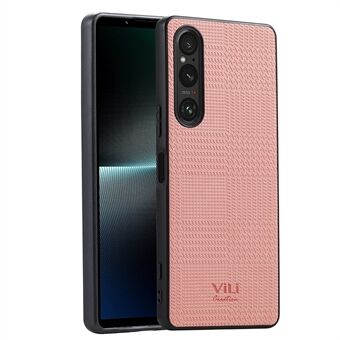 VILI TH -sarjan puhelinkotelo Sony Xperia 1 V:lle, PU-nahkalla päällystetty PC+TPU-puhelimen takakansi