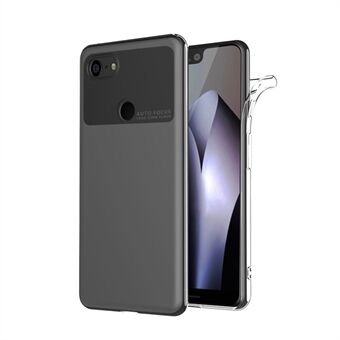 X-LEVEL Liukumaton pehmeä TPU-suojakuori Google Pixel 3 XL:lle - Läpinäkyvä