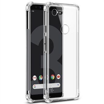 IMAK Google Pixel 3:lle, Skin Feel Anti-drop TPU -kotelo + Räjähdyssuojattu näytönsuojakalvo