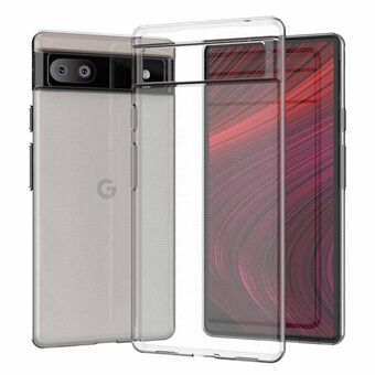 Google Pixel 6a -läpinäkyvä, ultranohka ja pehmeä TPU-suojakotelo