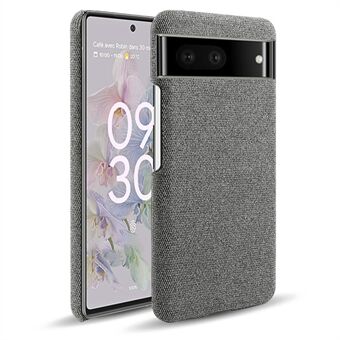 Google Pixel 7 putoamissuojattu yksivärinen kangasrakenteinen suojaava kova PC-puhelinkotelo