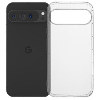 Google Pixel 9 Pro XL -selkeä suojakuori, ison takalinsseihin sopiva, tippumista estävä TPU-puhelinkotelo