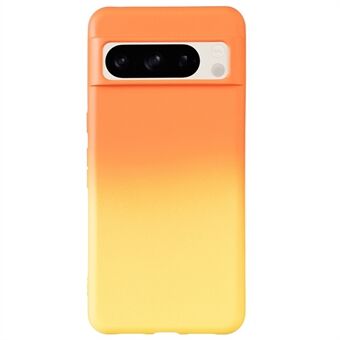 Google Pixel 8 Pro -kotelolle TPU-materiaalista valmistettu iskunkestävä puhelinsuoja, jossa näyttävä vuorovaikutteinen gradienttiväri.