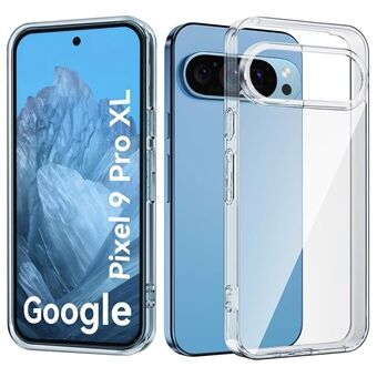 Google Pixel 9 Pro XL -suojakuori, sormenjäljet estävä kristallinkirkas TPU-puhelimen suojus