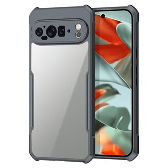 XUNDD For Google Pixel 9 Pro XL® Kotelo Iskunkestävä TPU + Akryyli Läpinäkyvä Takakuori Puhelinkansi