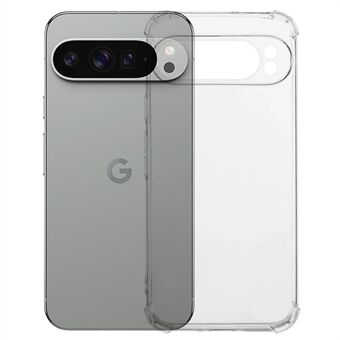 KALEBOL KLB-TPU005 Google Pixel 9 / Google Pixel 9 Pro -suojakuori 1.5mm TPU läpinäkyvä pudotuksenkestävä puhelimen suojus