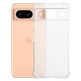 KALEBOL KLB-TPU005 Googlen Pixel 8 -puhelimen kotelo 1.5mm TPU läpinäkyvä pudotuksenkestävä suojakuori