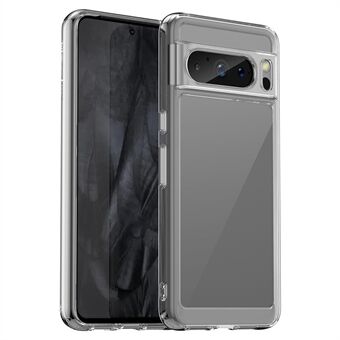 Google Pixel 8 Pro -kotelolle läpinäkyvä TPU+akryyli-puhelintakakansi (suuri takalinssiaukko)