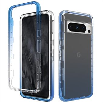 Google Pixel 8 Pro -selkeä kansi, TPU+PC-matkapuhelinkotelo