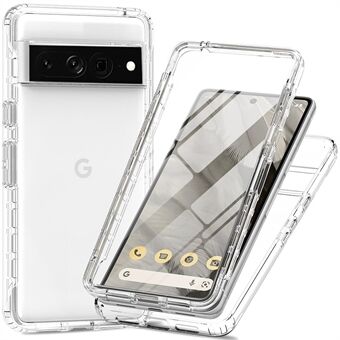 Google Pixel 8 Pro -kotelo, jossa on PC+TPU-materiaalia, pudotuksia estävä värisävyinen puhelinkansi ja PET-näytönsuojakalvo.