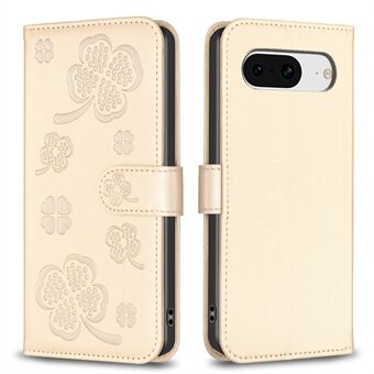 Google Pixel 8 Clover Leather -kotelon lompakkoluukullinen kantokotelo