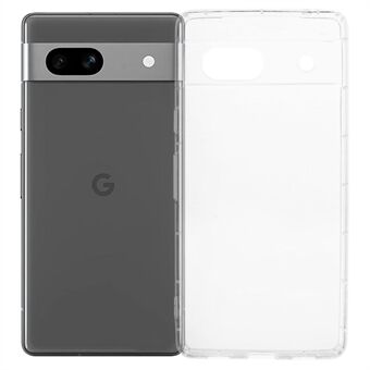 Google Pixel 7a:lle selkeä TPU-kotelo, jossa on ilmatyyny suojaava puhelinsuoja (tarkka objektiivin aukko)