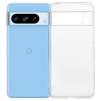 Google Pixel 8 Pron kirkas TPU-puhelinkotelo ilmatyyny suojauksella (tarkka objektiivireikä)