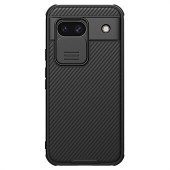 NILLKIN CamShield Pro -sarjan Google Pixel 8a -kotelo, jossa on liukuva linssisuojus, PC+TPU-takakansi