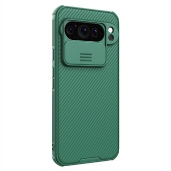 NILLKIN Camshield Pro -sarja Google Pixel 9 Pro XL -älypuhelimelle, tietokone+TPU -kuori, liukuva kameransuoja