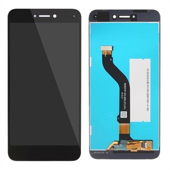 LCD-näytön ja digitoijan kokoonpanon varaosa Huawei P8 Litelle (2017) / Honor 8 Lite - musta