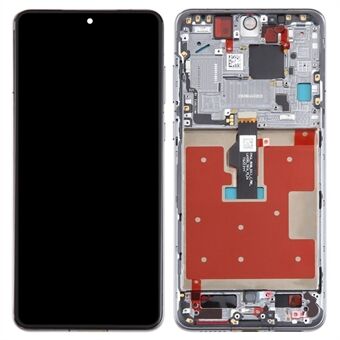 Huawei Mate 50 4G OEM-tason S LCD-näyttö ja digitointilaitekokoonpano + kehys (Ilman logoa) - Musta