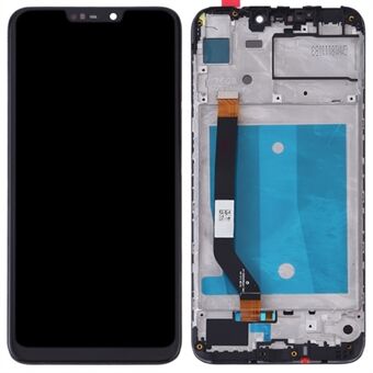 Huawei Honor 8C Grade C LCD-näytölle ja digitoijalle kokoonpano + kehyksen vaihtoosa (ilman logoa)