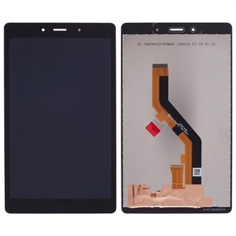 Samsung Galaxy Tab A 8.0 (2019) SM-T295 (LTE) C-luokan LCD-näyttö ja digitizer-kokoonpano (ilman logoa) - Musta