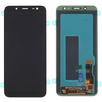 OEM LCD-näytön ja digitoijan kokoonpanon vaihto Samsung Galaxy J6 (2018) J600 - musta