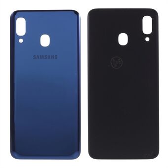 OEM muovinen akkukotelon luukun kansi Samsung Galaxy A20 SM-A205 - Sininen