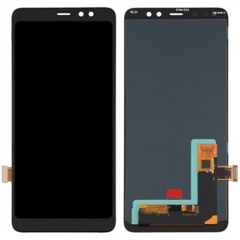 OLED-näytön ja digitoijan kokoonpanoosa (OLED-työstö, pienempi koko) Samsung Galaxy A8 + (2018) A730:lle