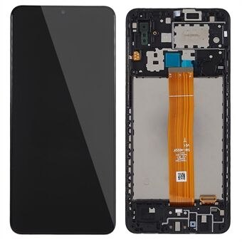 Samsung Galaxy A02 A022 Grade S OEM -LCD-näyttö ja digitoijakokoonpano + kehysosa (ilman logoa)