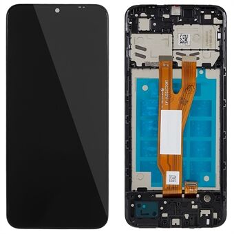 Samsung Galaxy A03 Core A032 Grade S OEM -LCD-näyttö ja digitoijakokoonpano + kehysosa (ilman logoa)