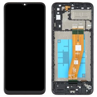 Samsung Galaxy A04e 4G A042 Grade B LCD-näytön ja digitoijan kokoonpano + kehysosa (ilman logoa)