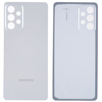 Samsung Galaxy A73 5G A736 OEM muovisen akun kotelon takakannen vaihto - musta