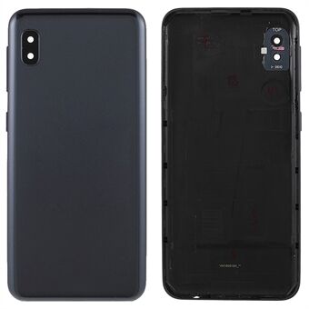 Samsung Galaxy A10e A102 Akkukotelo Kameraobjektiivin Kannen kanssa (Ilman Logo) - Musta