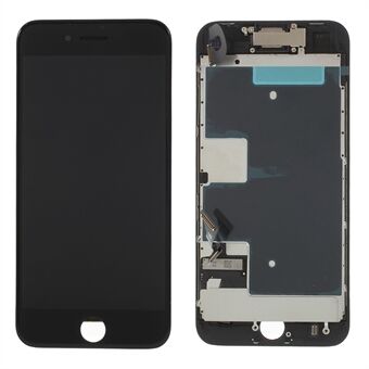 iPhone 8 4.7 tuuma/SE (2. sukupolvi) LCD-näyttö ja digitointilaiteyksikkö + Kehys + Pienet osat (Valmistanut kiinalainen valmistaja ESR, Koko näkymä, 380-450 cd/m2 Kirkkaus) (ilman logoa)