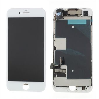 iPhone 8 4.7-tuumainen/SE (2. sukupolvi) LCD-näyttö ja digitointilaitteen kokoonpano + kehys + pienet osat (380-450 cd/m2 kirkkaus)