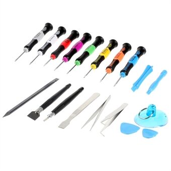 19 in 1 Repair Opening Tool Kit ruuvimeisselisarja iPhone Samsung