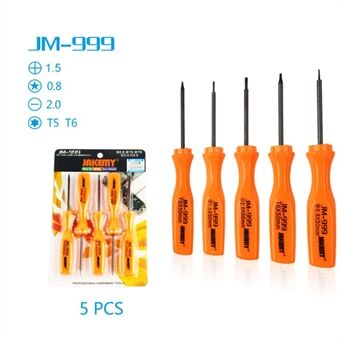 JAKEMY JM-999 5kpl / setti Torx Pentagon Philips ruuvimeisselin korjaustyökalusarja