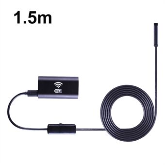 F99 WiFi Endoscope HD -tarkastuskamera Langaton käärmekamera 1,5 M puolijäykällä kaapelilla