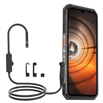 ULEFONE uSmart E02 Endoscope Dual Camera Borescope Scope -kamera Power Armor 19 / 18T / 18 / 16 Pro / 13 / Armor 9 / 9E