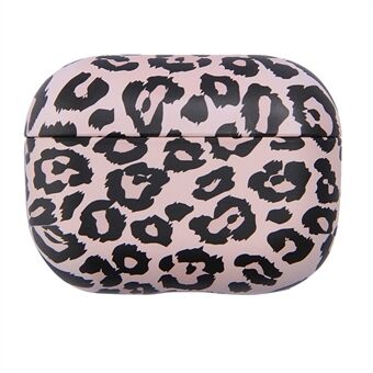 Leopard / Zebra Pattern PU-nahkapäällysteinen + PC-kuulokkeiden suojakuori Apple AirPods Pro