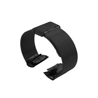 Ruostumattomasta Steel valmistettu mesh-rannekellon ranneke Samsung Gear Fit 2 SM-R360:lle