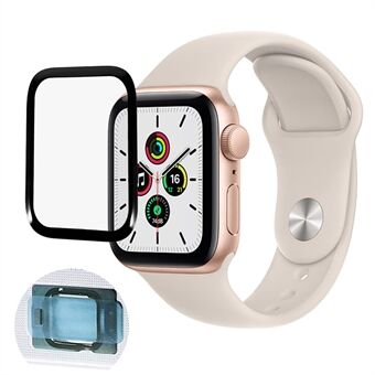 Apple Watch Series 6 / 5 / 4 44mm / SE 44mm näytönsuoja Täysi peittävä PMMA Scratch kalvo asennustyökalulla