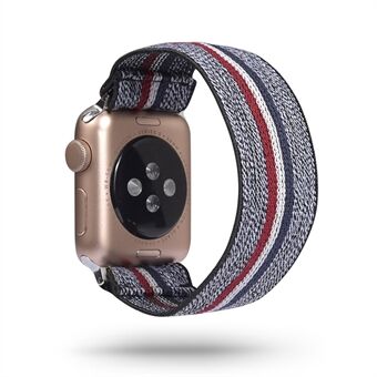 Värejä vastaava nailonkellonahka Apple Watch Series 6 / SE / 5/4 40mm / Series 3/2/1 -kellolle 38mm