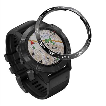 Indeksi Ring Stainless Steel Watch Kehys Ring (tyyli) Garmin Fenix 6X