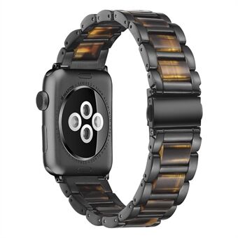 Vahva ruostumaton Steel + hartsihihna Apple Watch SE / Series 6/5/4 44mm / Series 3/2/1 42mm -kellohihnalle