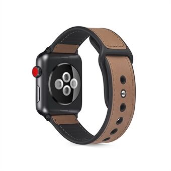 PU-nahkahihnan vaihto Apple Watch -sarjaan 4/5/6 / SE 44mm / Apple Watch -sarja 1/2/3 42mm