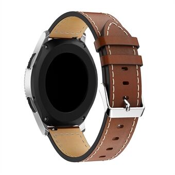 Aitoa nahkaa oleva Smart Samsung Galaxy Watch 42mm: lle