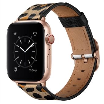 Tyylikäs aito nahkahihna Apple Watch -sarjaan 6/5/4 / SE 40mm / Series 3 38mm