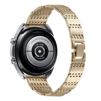 Naisten muodikas tekojalokivikoristelu 304 ruostumattomasta Steel valmistettu Smart Smart Samsung Gear S3 Frontierille